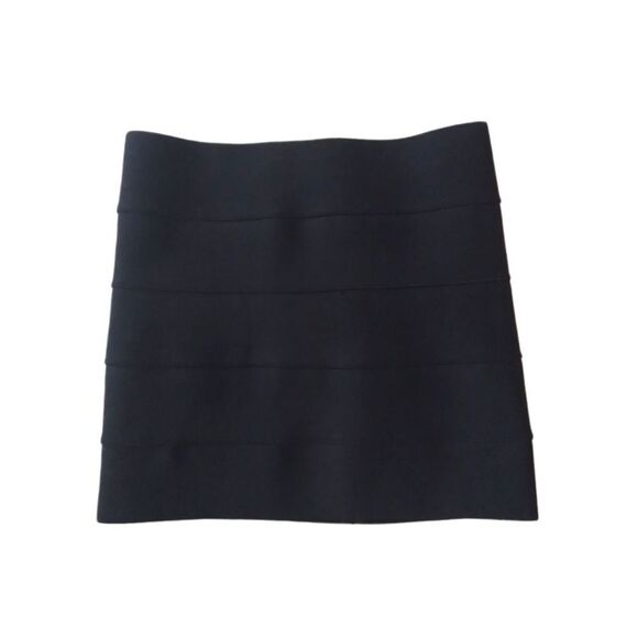 Pleasure Doing Business Black Mini Length Bodycon Bandage Skirt Women's Medium - Picture 1 of 11